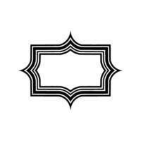 Elegant Deco Frame, Minimalist , Gradient Background vector
