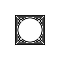 Geometric Frame, Minimalist , Circular Motif, Geometry vector