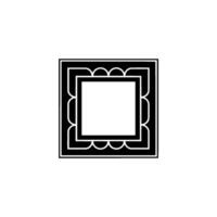 Geometric Frame, Minimalist Composition, Blank Space vector