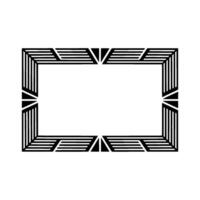 Geometric Deco Frame, Minimalist , Gradient Background vector