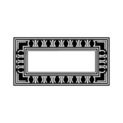 Art Deco Frame, Elegant Ornamentation, Vintage , Minimalist Background