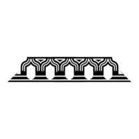 Geometric Archway, Minimalist , Modern Pattern vector