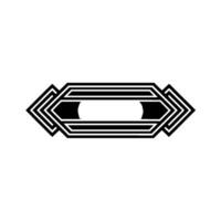 Geometric Arrowhead, Modern Deco, Gradient Fill, Minimalist vector