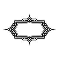 Intricate Deco Frame, Elegant Border, Vintage, Ornament vector
