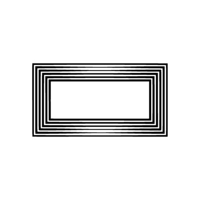 Geometric Layered Frame, Minimalist
