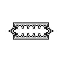 Art Deco Ornament, Geometric , Elegant Border - Pattern vector