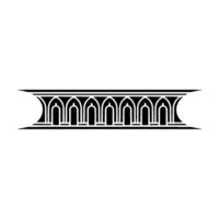 Art Deco Ornament, Linear , Elegant Border, Geometric vector