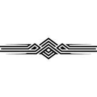 Geometric Ascent Stylized Mountain Range Divider vector