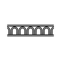 Geometric Archway, Minimalist , Modern Border vector