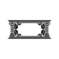 Elegant Classical Frame, Decorative Border, Vintage, Architecture vector
