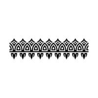 Geometric Deco Border, Minimalist , Elegant Accent - Pattern vector