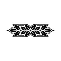 Intricate Floral Border, Gothic , Elegant Ornament vector