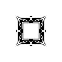 Intricate Deco Frame, Minimalist , Vintage Aesthetic vector