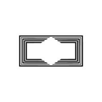 Geometric Void, Minimalist Framework vector