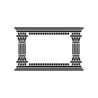 Minimalist Classical Frame, Geometric , Elegant Outline vector