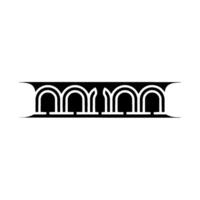 Geometric Arch Motif, Minimalist , Modern Emblem, Minimalism vector