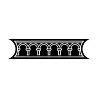 Elegant Archway Border, Vintage , Minimalist Style, Arch vector
