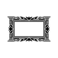 Art Deco Frame, Elegant Border, Geometric , Vintage Style, Ornamentation vector