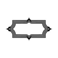 Geometric Deco Frame, Minimalist , Elegant Border - Shape vector