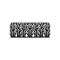 Minimalist Tree Branch Wall Decor Modern Geometric vector