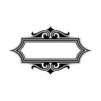 Elegant Vintage Frame, Decorative Border, Classic, Calligraphy vector