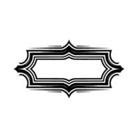 Geometric Deco Frame, Elegant Border - Ornament vector