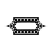 Art Deco Frame, Geometric Ornament, Vintage - Decorative vector
