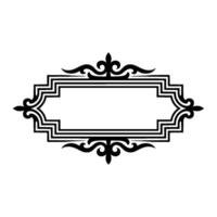 Elegant Ornamental Frame, Vintage Element vector
