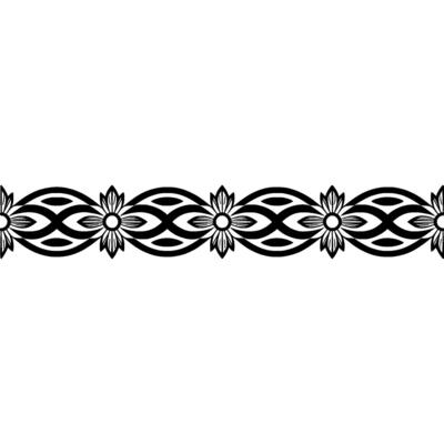 Intricate Celtic Border, Elegant Black, Pattern