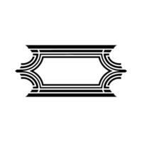 Geometric Frame, Art Deco Elegance, Minimalist, Minimalism vector