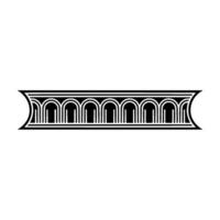 Art Deco Banding Ornament, Geometric, Stylized vector