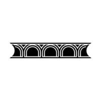 Art Deco Archway Border, Elegant Element - Ornament vector