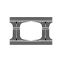 Geometric Deco Archway, Minimalist - Architecture vector