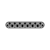 Geometric Rhythm, Minimalist Line Art, Modern Element vector