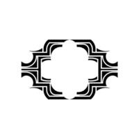 Geometric Tribal Frame, Minimalist - Symmetry vector