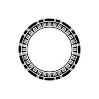 Geometric Frame, Ancient Motif, Minimalist vector