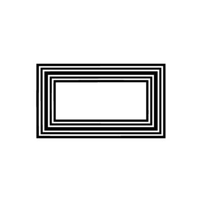 Geometric Frame, Minimalist , Gradient Background