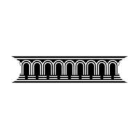 Art Deco Archway Border, Geometric , Elegant Ornamentation, Linear vector