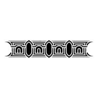 Geometric Deco Border, Streamlined , Minimalist Art - Pattern vector
