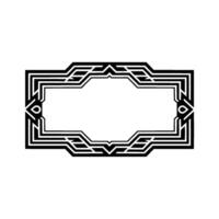 Art Deco Frame, Elegant Border, Geometric , Vintage Style - Pattern vector