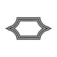Geometric Frame, Minimalist , Elegant Border, Outline vector