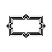Intricate Art Deco Frame, Elegant Border vector