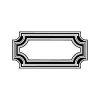 Elegant Ornate Frame, Vintage , Minimalist Background - Decorative vector