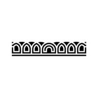 Geometric Deco Border, Minimalist , Elegant Pattern, Line vector