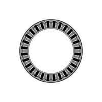 Classical Greek Column Border, Minimalist vector