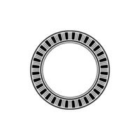 Minimalist Circular Emblem, Geometric , Modern - Shape vector
