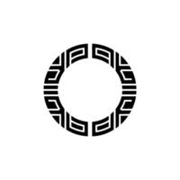 Geometric Circle Motif, Minimalist , Circular Pattern, Geometry vector