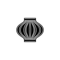 Minimalist Stylized Vase , Modern Emblem vector