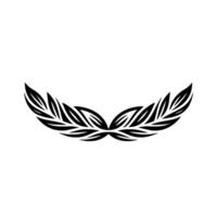 Tribal Wing Emblem, Minimalist vector