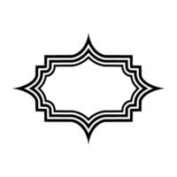 Intricate Ornamental Frame, Minimalist , Elegant Border vector